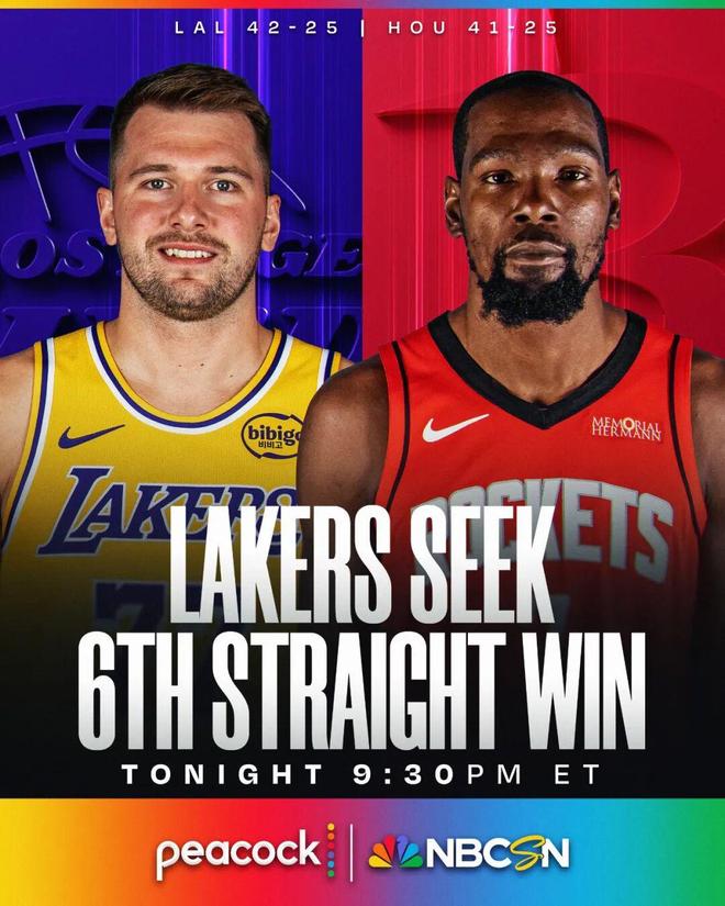 湖人末节发力逆转火箭 杜兰特失误成关键转折点