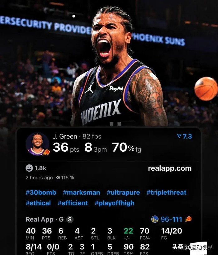 太阳队逆转勇士晋级季后赛 杰伦-格林与布克冲突